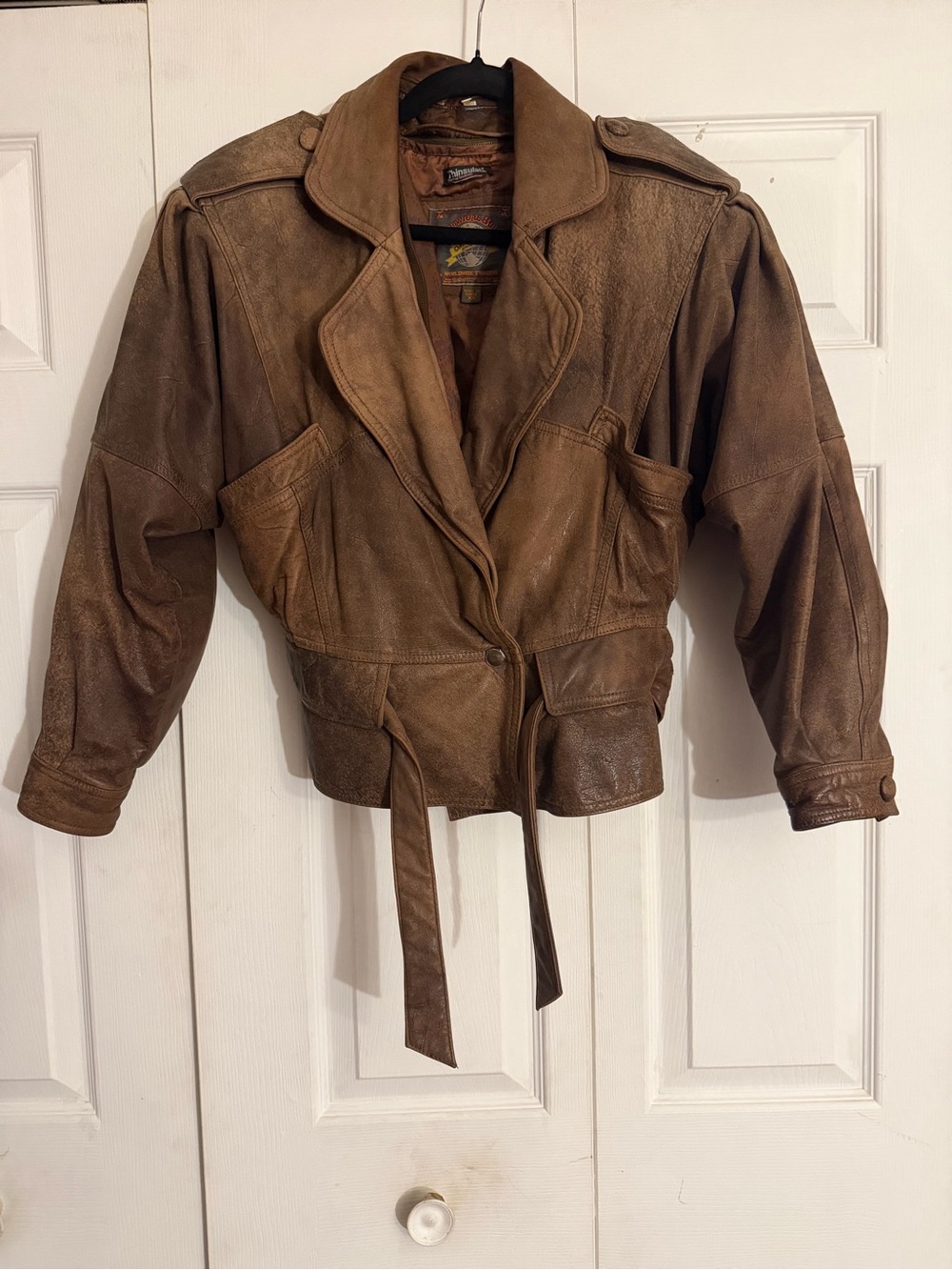Adventure Bound Originals Brown Leather Jacket